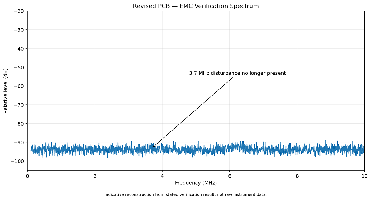 EMC verification for Sound Projects X-act v2